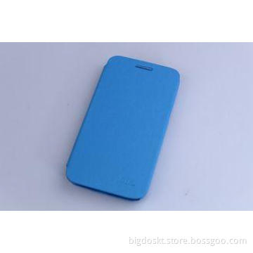 Sea Blue Slim Samsung Leather Cases For Soft Genuine Leathe